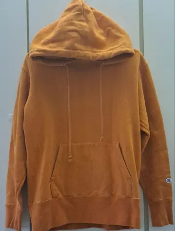 Champion 리버스 위브 복각 런택 후가공 후드 무지