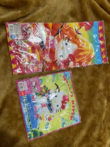 헬로키티 손수건 후지산