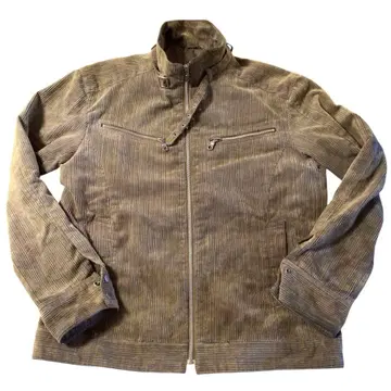 Y2K 코듀로이 라이더 자켓 베이지 L 헤이세이 오빠 갸루