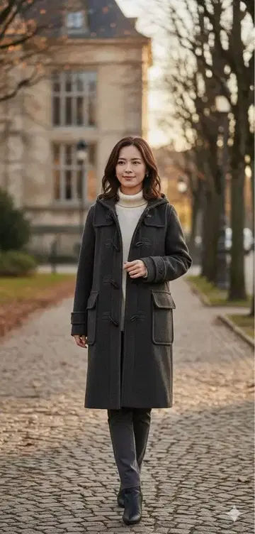 [택 포함 새상품] LONDON TRADITION 더플 코트 영국제 34