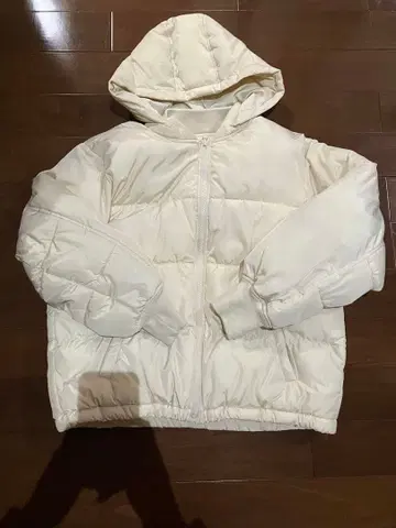 더블 클로젯 리버서블 화이트 아이보리 다운 2WY