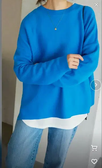 SLOBE IENA 파랑 긴팔 니트 블루 슬로브 이에나