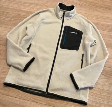 mont-bell 플리스 자켓 아이보리 크리마플러스100 L