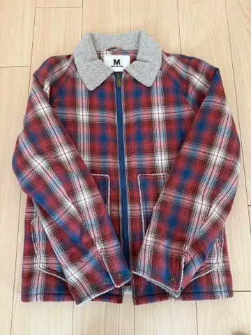 체크 무늬 자켓 M 사이즈