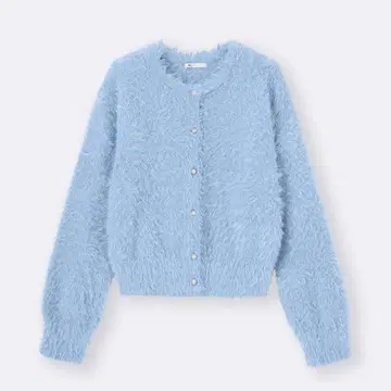 GU 샤이니 크루넥 가디건 62 BLUE XS