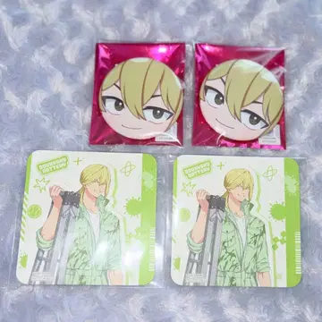 SMILE BASE CAFE 토도 아오이 캔뱃지 코스터