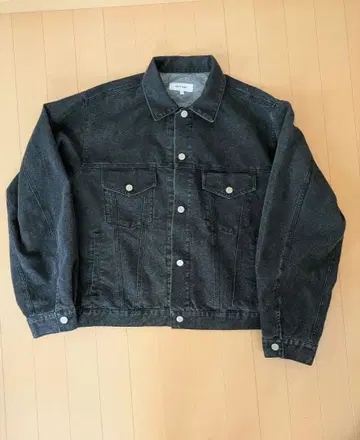 다크 그레이 데님 자켓