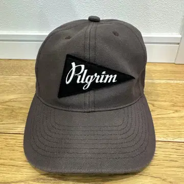 Pilgrim 그레이 캡 삼각형 로고