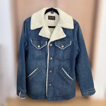 나노 유니버스 x Wrangler 데님 보아 자켓