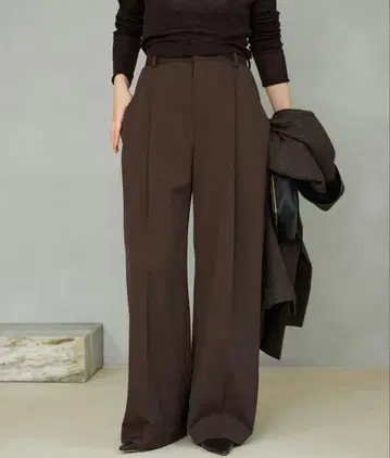 [ Plage ] 원턱 스트레이트 와이드 팬츠 38