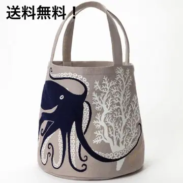 모리타 미우 토트백 심해의 댄스 문어들 문어 morita miw