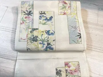 나고야 오비 꽃무늬 아키나고야