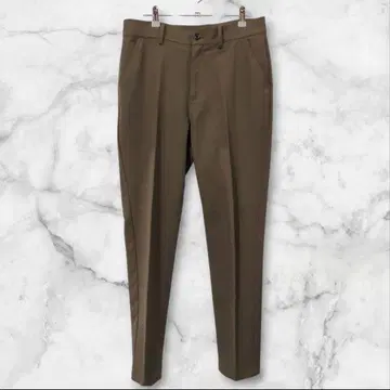 MONO-MART 모노마트 테이퍼드 슬랙스 짙은 그린