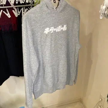 게스의 극치 소녀. 후드 부착 맨투맨 L 사이즈 그레이