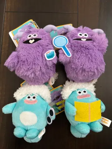 휘피 & 래피 마스코트 키체인 whippi wrappi 4종 컴프