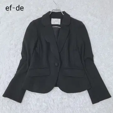 에프데 자켓 사이즈 7 블랙 아우터 여성용 긴팔 ef-de