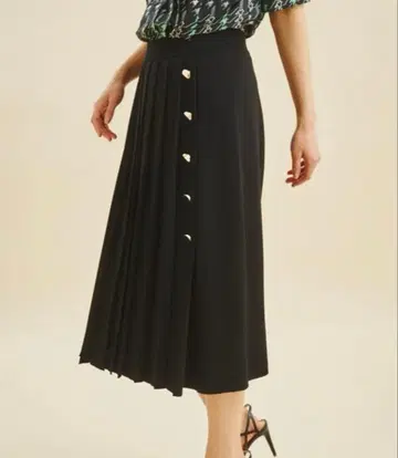 [ GLACE CLASS ] 새상품 미사용 미라노 리브 플리츠 스커트