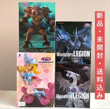 애니메이션 [유희왕] 시리즈 피규어 4체 세트