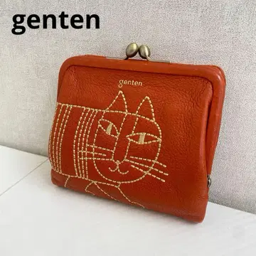 genten 겐텐 리사라손 가마구치 지갑 가죽