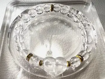 하트 수정 고품질 수정 팔찌