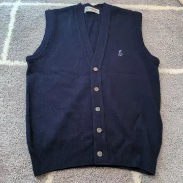 WEATHERCOOK 웨더콕 울 100% 베스트 네이비