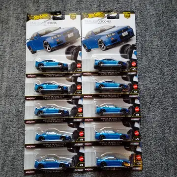핫휠 닛산 스카이라인 GT-R 10대 세트