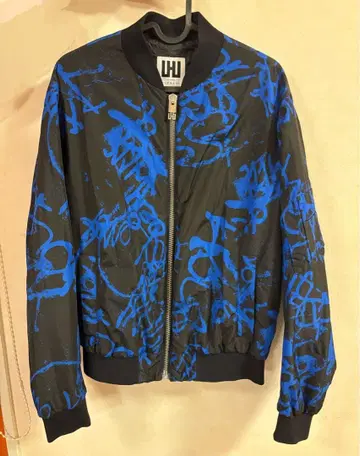 LES HOMMES URBAN MA-1 레 옴므 어반 파랑 블랙