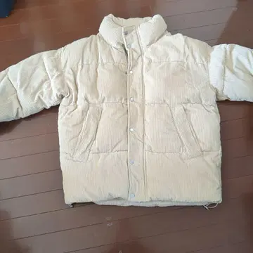 ZARA 코듀로이 다운 자켓 L-XL