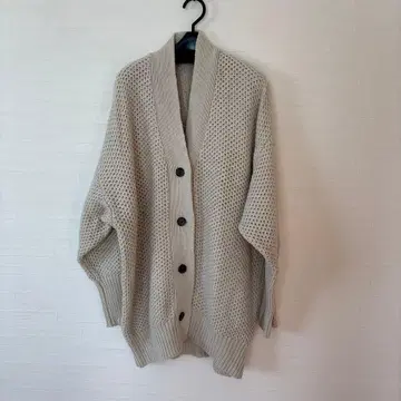 아레타비타 아이보리 니트 가디건 버튼 포함