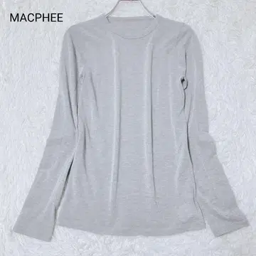 맥피 니트 그레이 S 사이즈 상의 스웨터 오피스 캐주얼