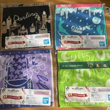 미세스 그린애플 제일복권 G상 자카드 타월 4장 세트