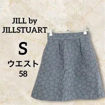JILL by JILLSTUART [ S ] 꽃무늬 타이트 스커트 블루