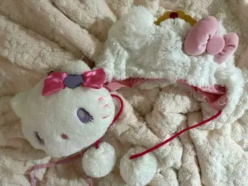 USJ 헬로키티 캐릭터 모자 팬캡 가방 세트