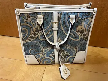 페이즐리 무늬 토트백