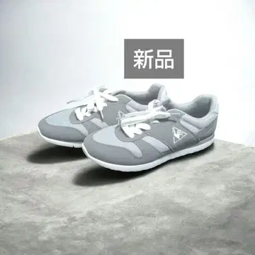 [ 새상품 ] 르꼬끄 스포르티프 스니커즈 그레이 계열 25cm