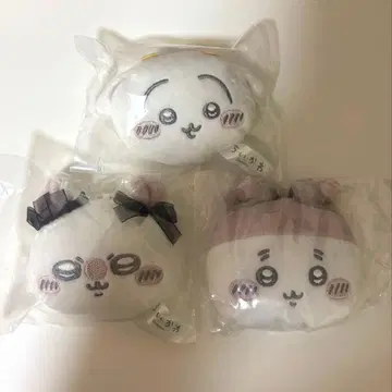 치이카와 마스코트 거울 리본 3개 세트 (토끼, 모몽가, 헌책방)