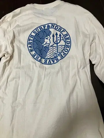 레드 로프 롱 T셔츠 M 사이즈