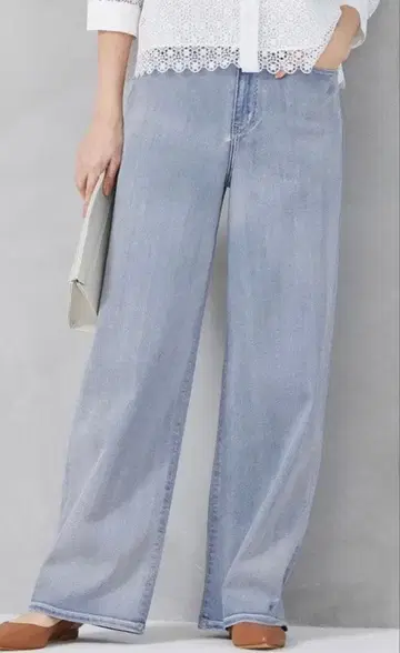 자유구 얇은 스컬 데님 사이즈: 40 택 포함