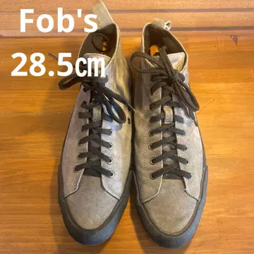 Fob's 스웨이드 하이컷 스니커즈 그레이