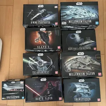 스타 워즈 프라모델 9개 세트