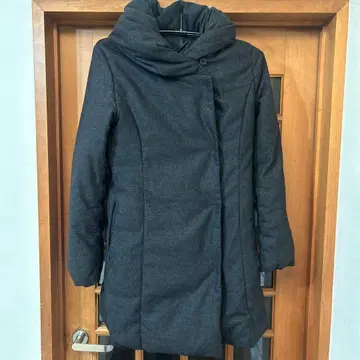 iCB 다운 코트 볼륨 칼라 숄카라 여배우 옷깃 히요쿠 버튼