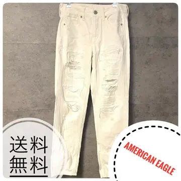AMERICAN EAGLE 화이트 데미지 진