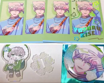 브레마이 시로세 유즈루 사진풍 카드 레어 아크릴 스탠드 캔뱃지