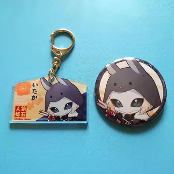 [ 제5인격 ] 십이지 에마형 아크릴 키링 & 캔뱃지 밤의 파수꾼