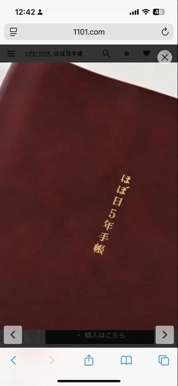 호보니치 5년 수첩 2026-2030 브라운