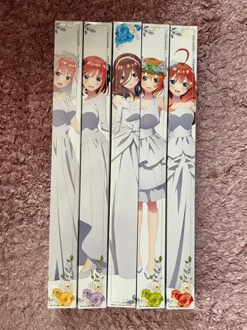 5등분의 신부 제일복권 등신대 걸식 아트 포스터 5종류