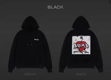 TREASURE REBOOT B.O.M.B 후드티 후디