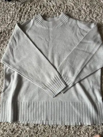 나노 유니버스 라이트 그레이 니트 스웨터 F