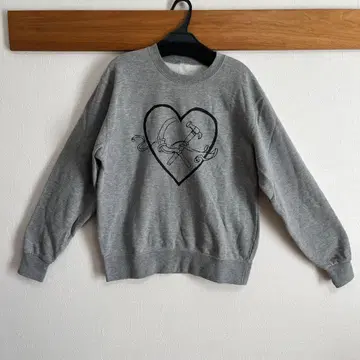 NAKID by G.V.G.V. 하트와 공구 프린트 트레이닝복 그레이