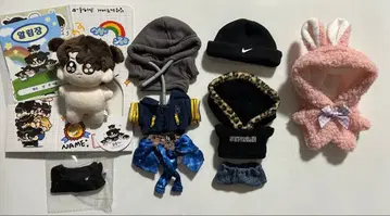 국도기 10cm 봉제 인형 의류 쇼케이스 방탄 회식 토끼